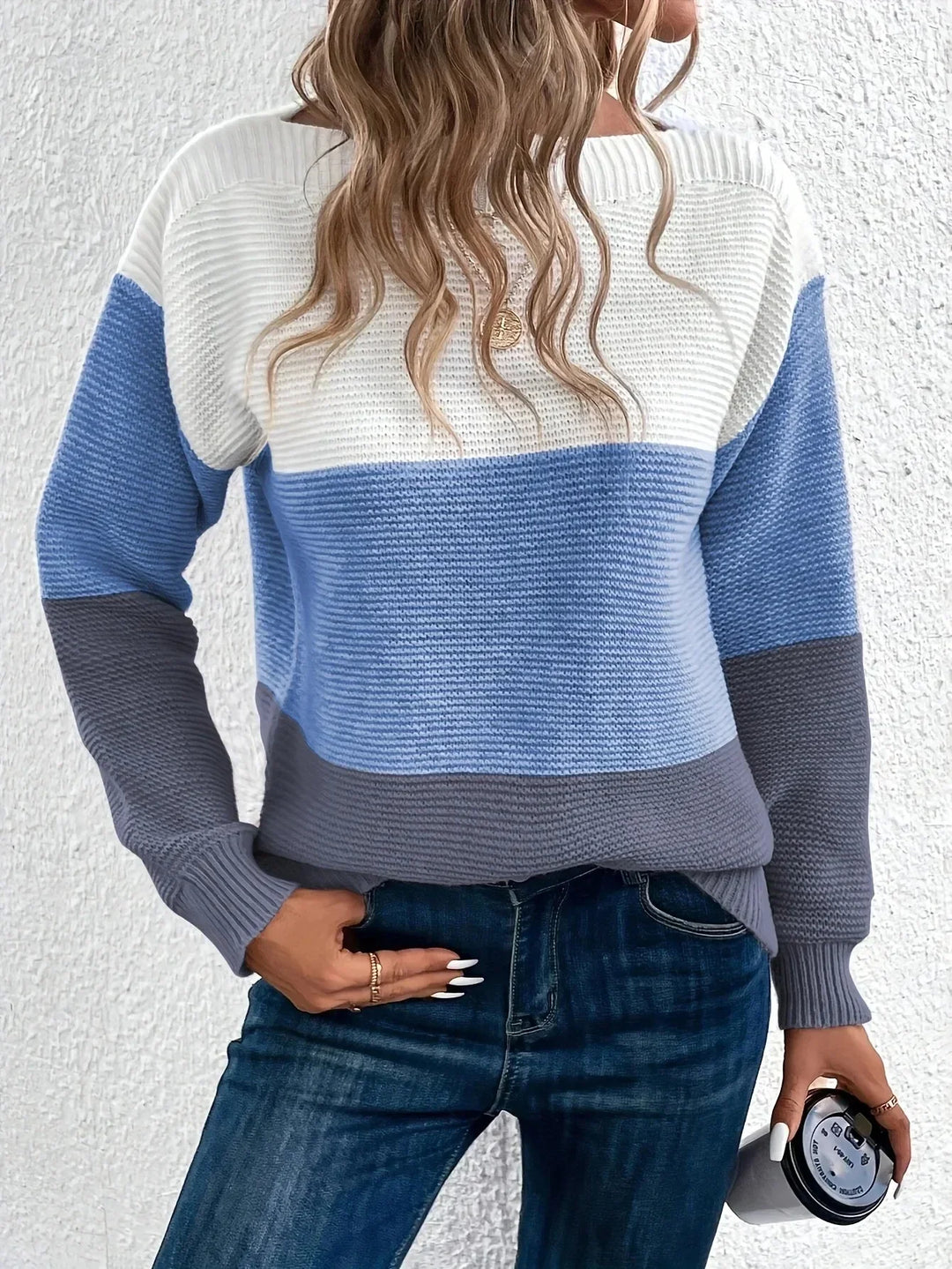 Isla | Women's Color-Block Knit Sweater