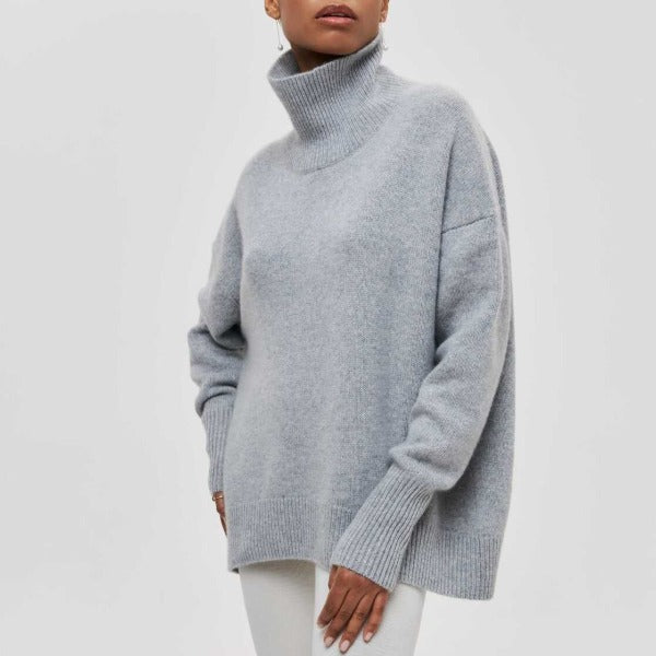 Callie | Women's Warm Oversized Turtleneck Sweater