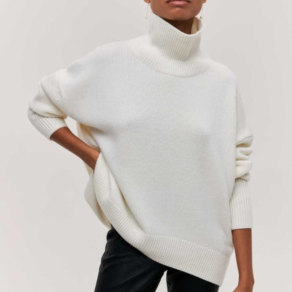 Callie | Women's Warm Oversized Turtleneck Sweater