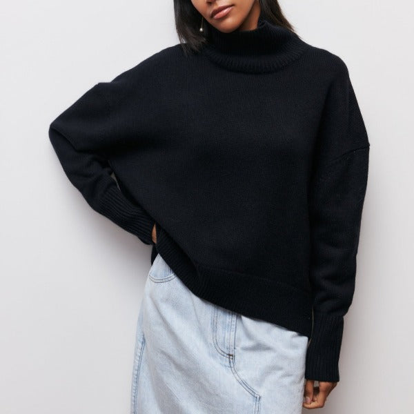 Callie | Women's Warm Oversized Turtleneck Sweater