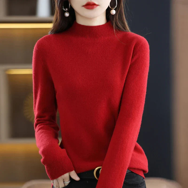 Rosie | Women's Luxurious Cashmere Turtleneck Sweater