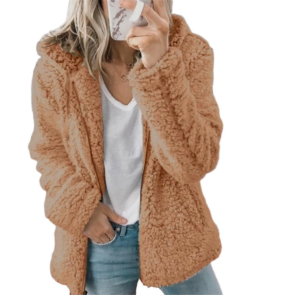 Wendy | Women's Snug Hooded Teddy Sherpa Jacket