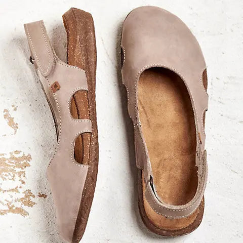 Ruby | Women's Mary Jane Closed Toe Flat Sandals