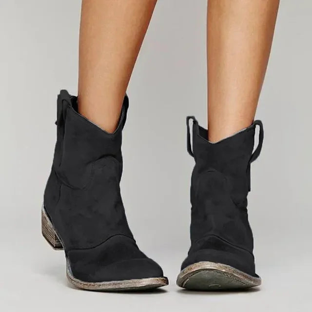 Mandy | Women's Vintage Western Ankle Boots