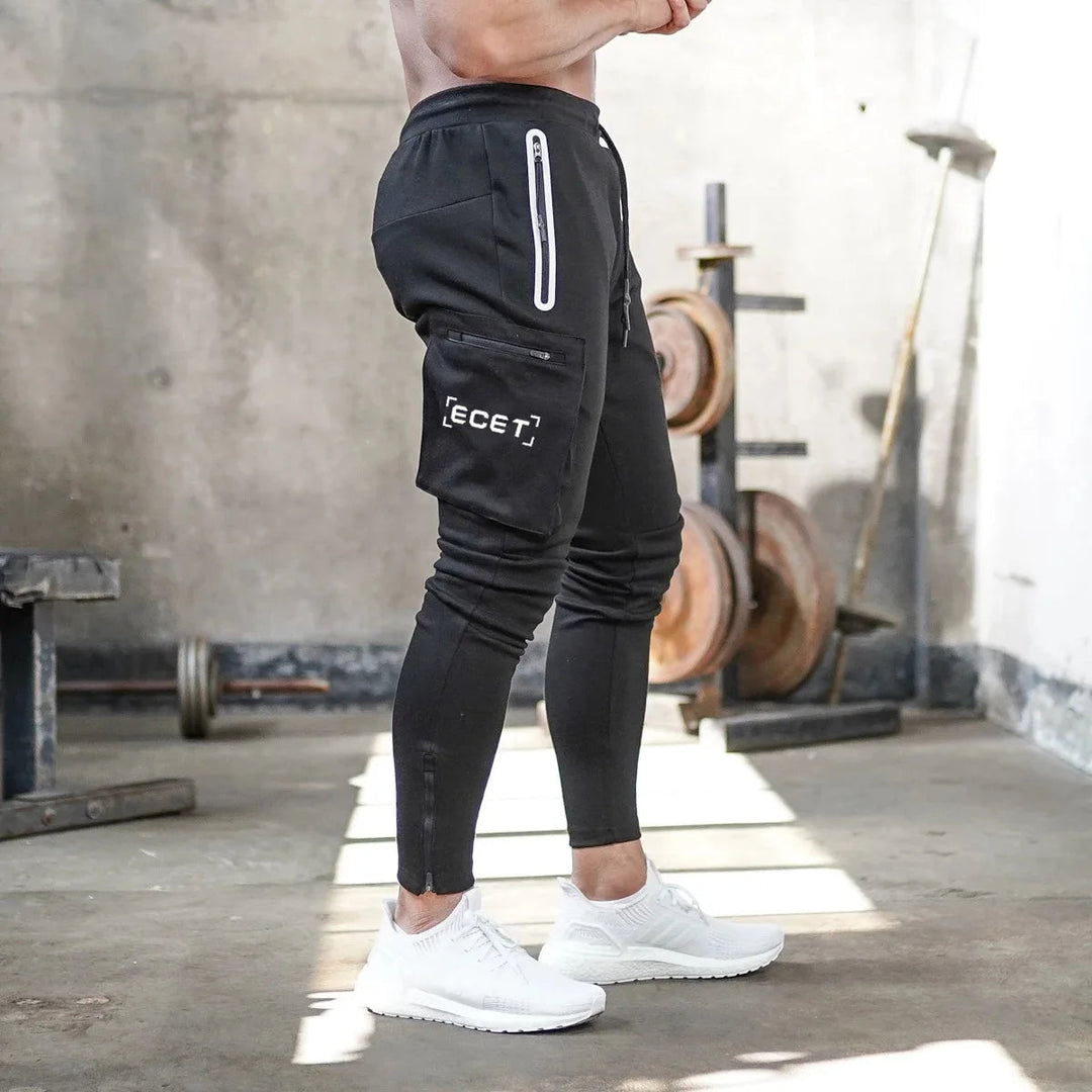Zane | Men's Stylish Slim-Fit Cargo Joggers with Zip Pockets