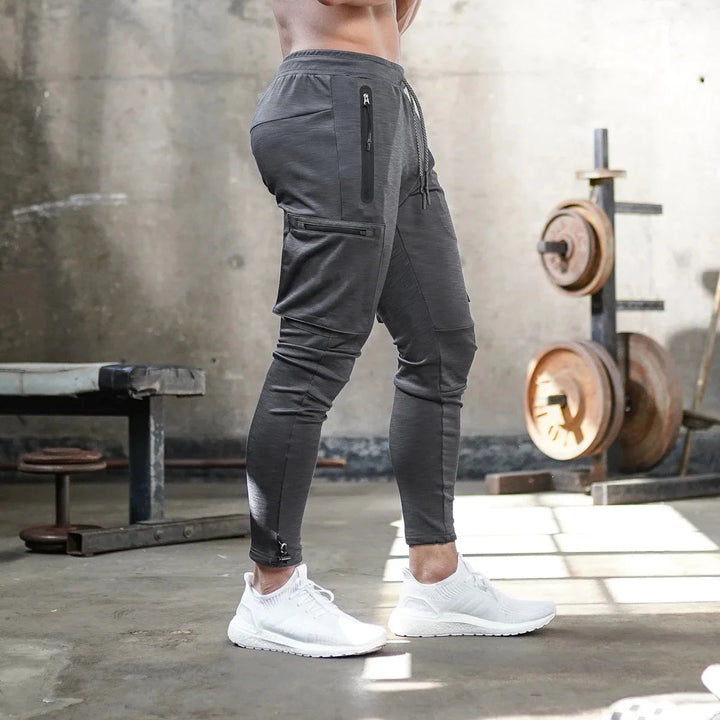 Zane | Men's Stylish Slim-Fit Cargo Joggers with Zip Pockets