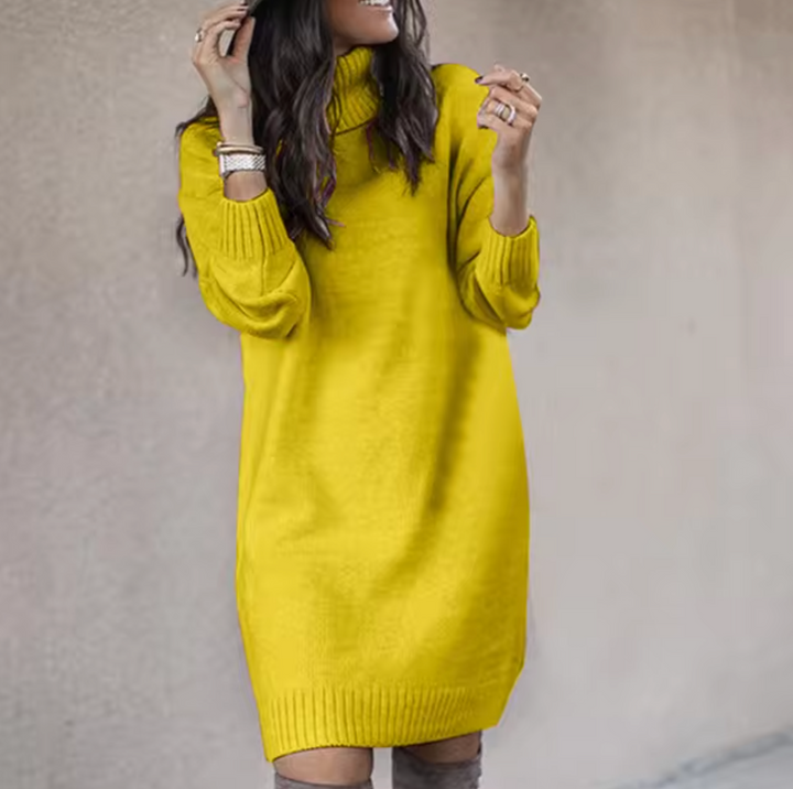 Winter | Women's Cozy Turtleneck Sweater Dress