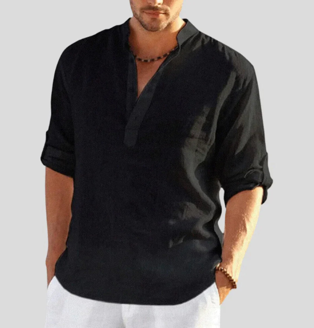 Maddox | Men's Casual Henley Shirt