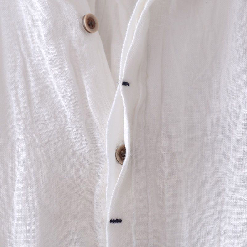 Easton | Men's Vintage Wrinkled Linen Shirt