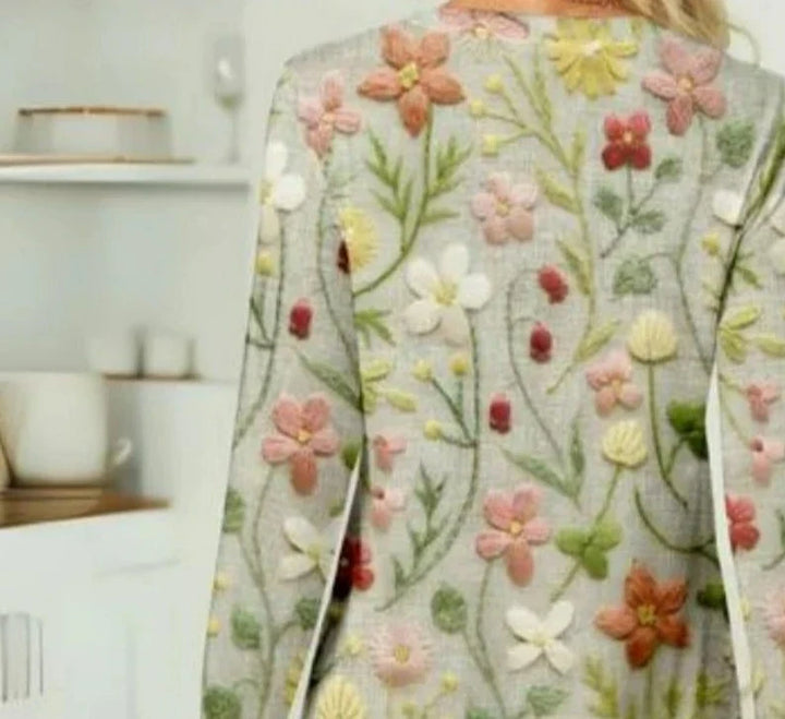 Sonia | Women's Vibrant Floral Print Sweater