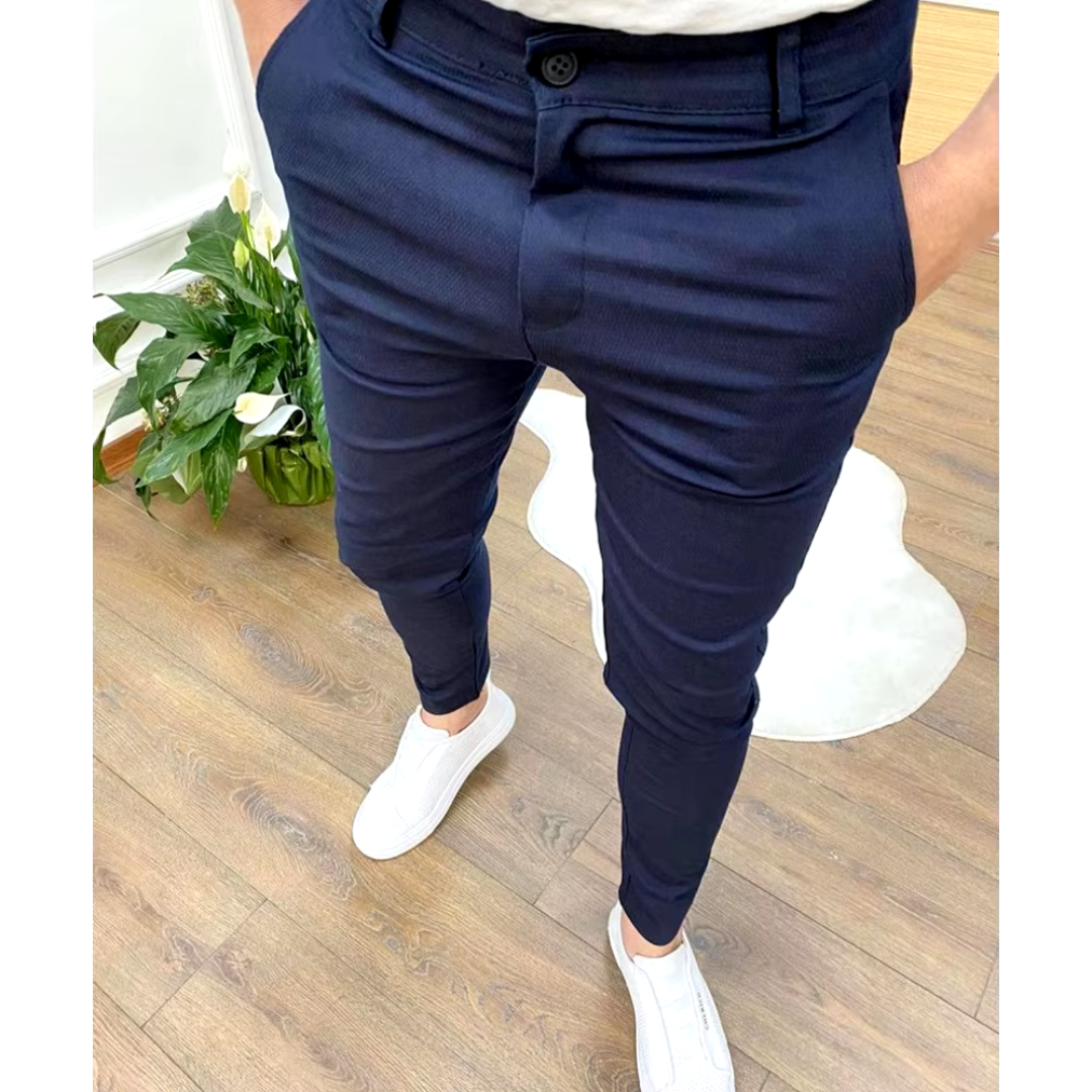 Declan | Men's Modern Slim-Fit Stretch Trousers