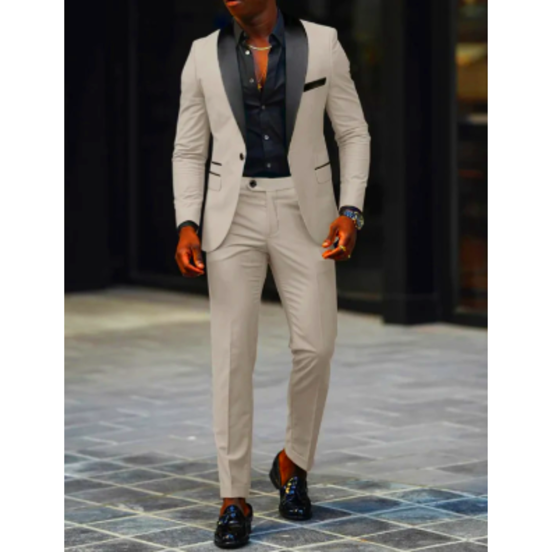 Dominic | Men's Slim-Fit Peaked Lapel Suit Set