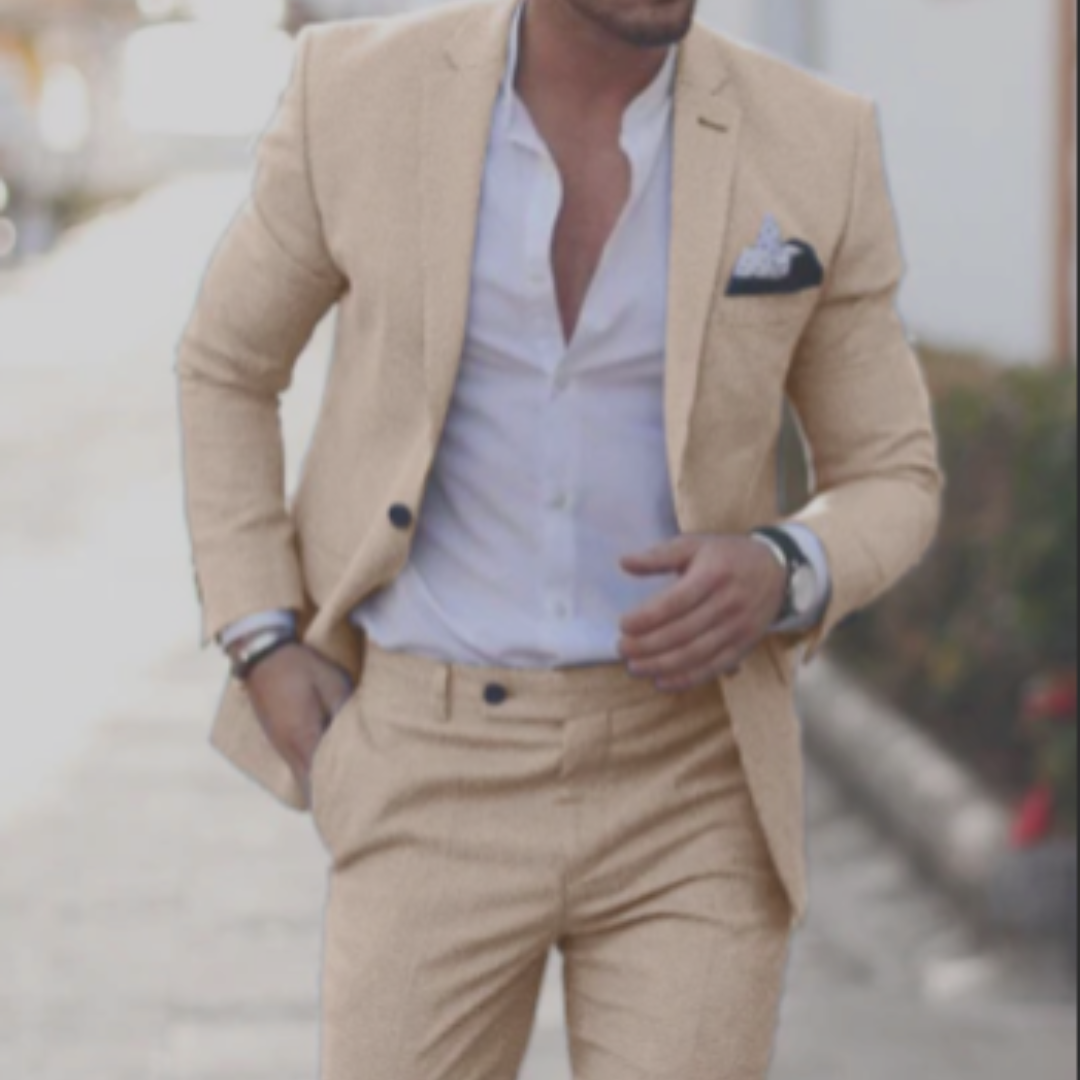 Axel | Men's Modern Summer Tailored Slim-Fit Two-Piece Suit