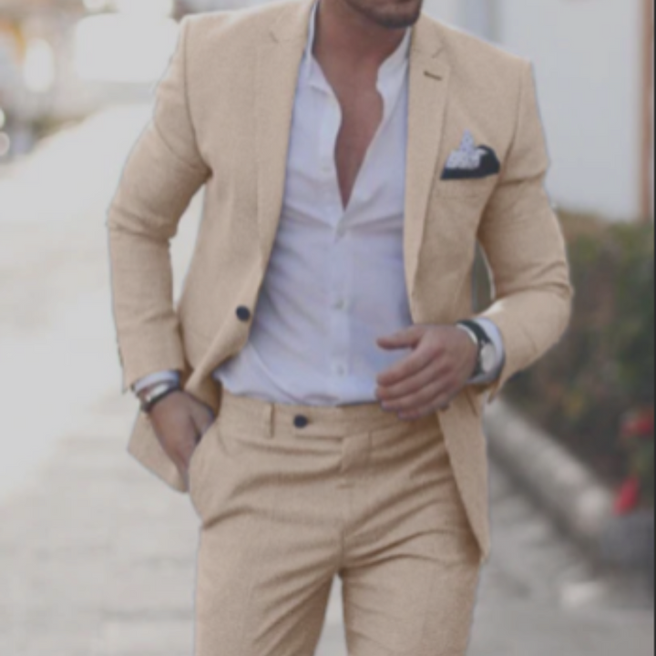Axel | Men's Modern Summer Tailored Slim-Fit Two-Piece Suit