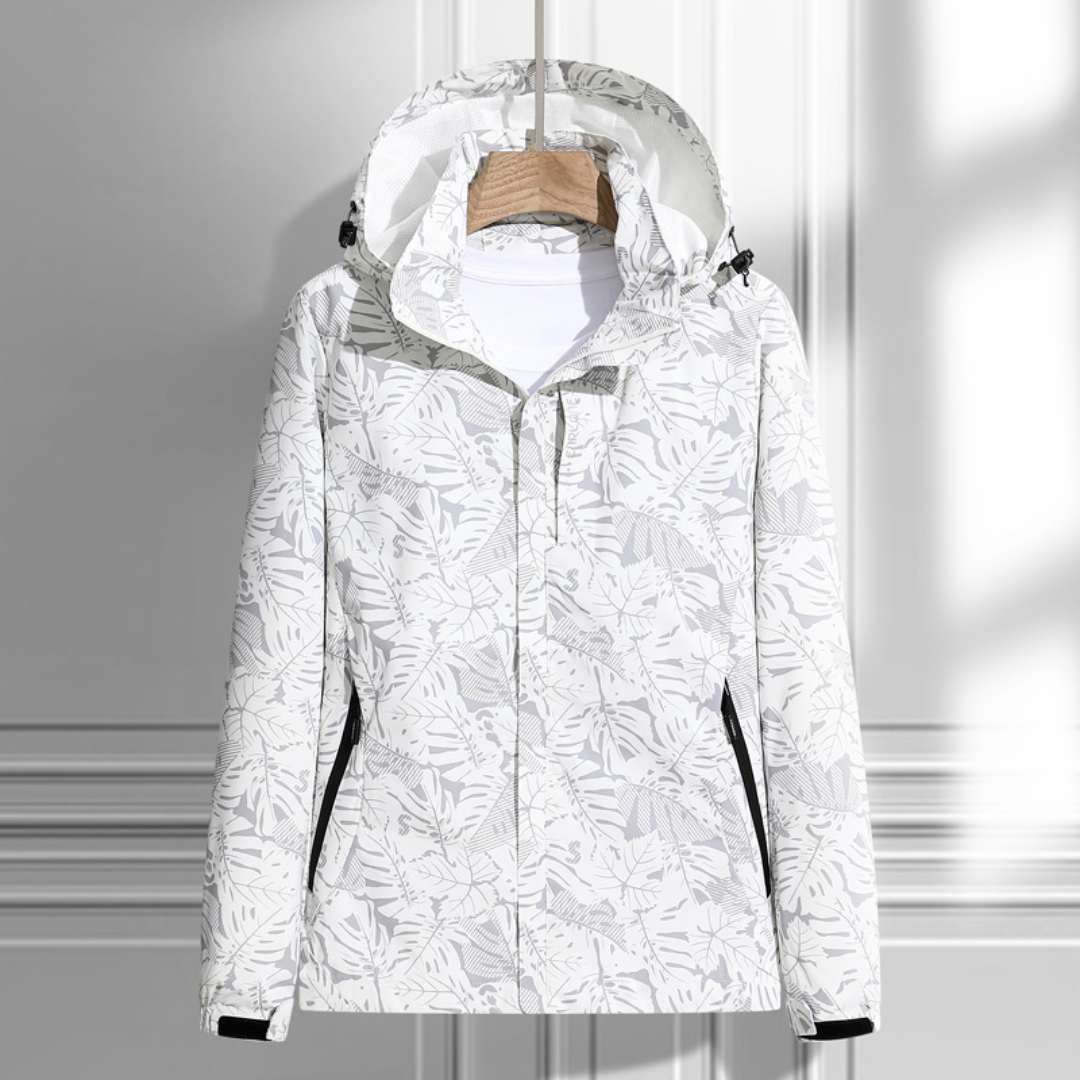 Fern | Women's Chic Waterproof Zip-Up Hooded Jacket