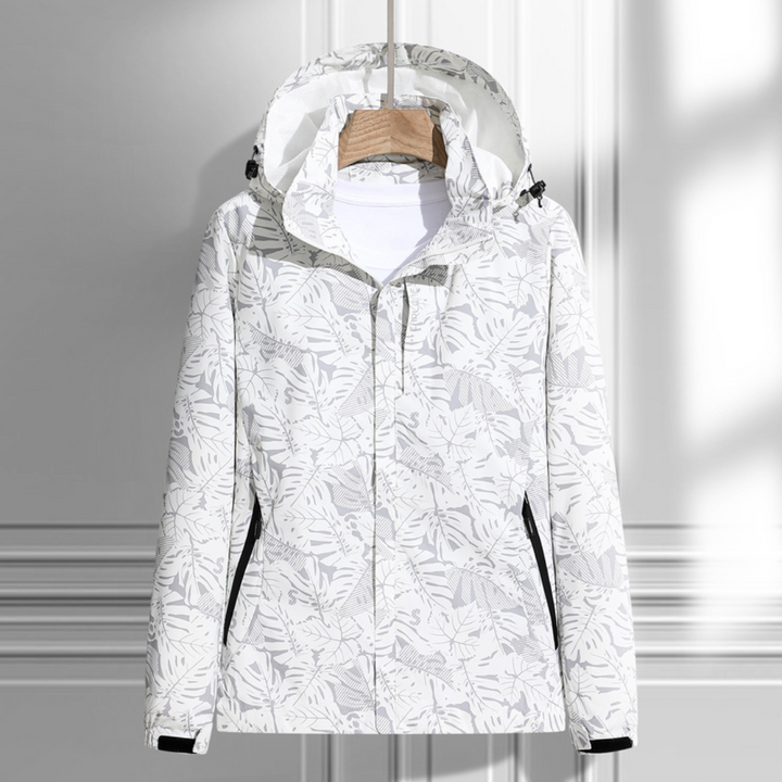 Fern | Women's Chic Waterproof Zip-Up Hooded Jacket