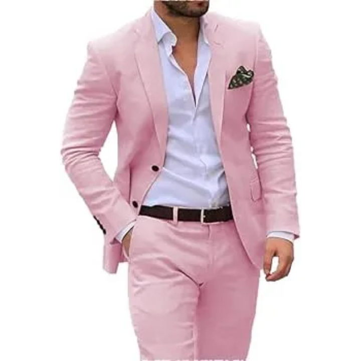Walker | Men's Lightweight Tailored Two-Piece Linen  Suit