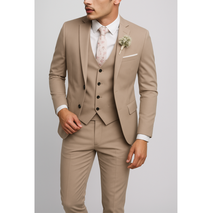 Alexander | Men's Tailored Three-Piece Slim-Fit Suit