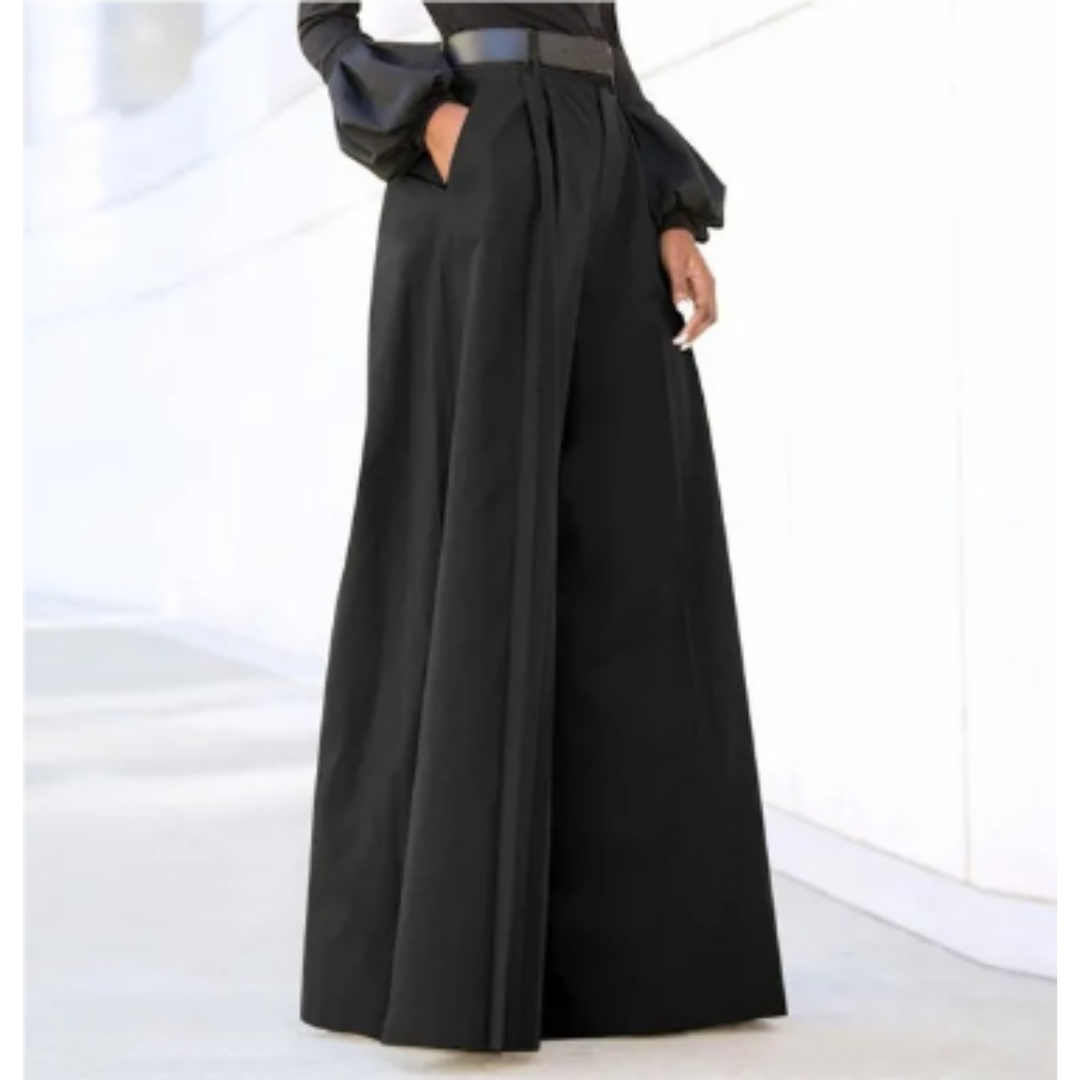Alessia | Women's Elegant High-Waist Wide-Leg Palazzo Pants