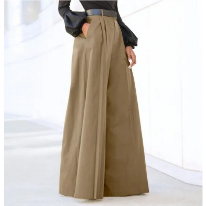 Alessia | Women's Elegant High-Waist Wide-Leg Palazzo Pants