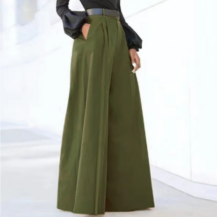 Alessia | Women's Elegant High-Waist Wide-Leg Palazzo Pants