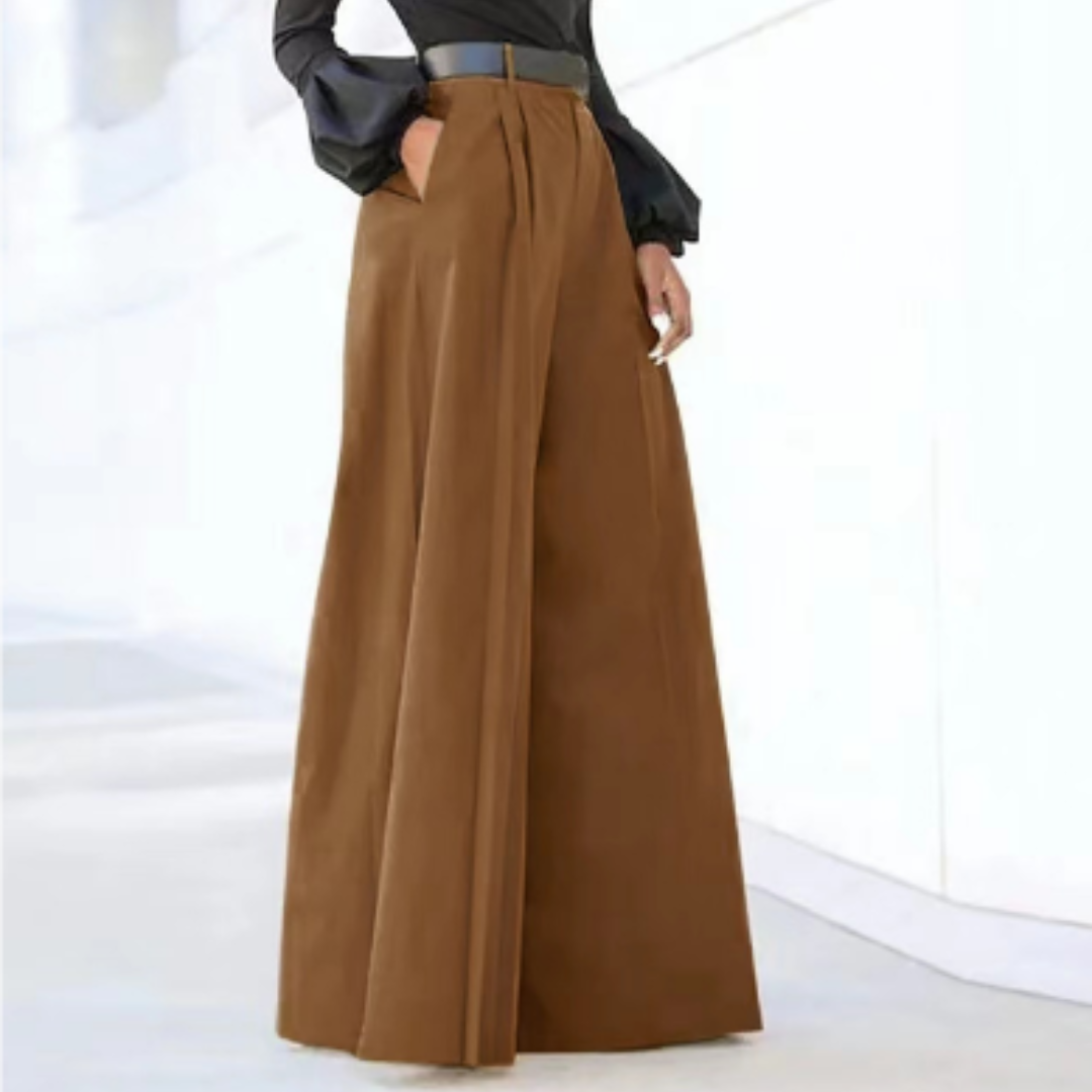 Alessia | Women's Elegant High-Waist Wide-Leg Palazzo Pants