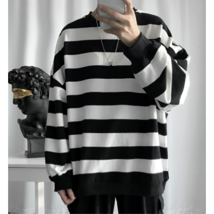 Jasper | Men's Casual Striped Oversized Sweater