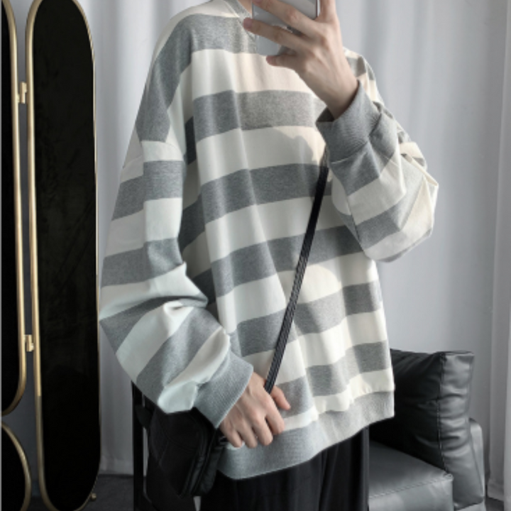 Jasper | Men's Casual Striped Oversized Sweater