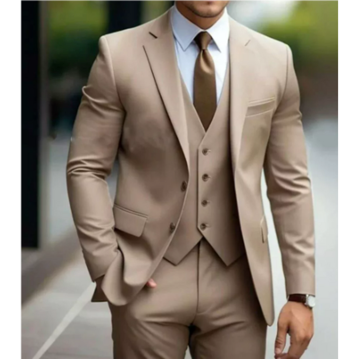 Vaughn | Men's Tailored Slim-Fit Three-Piece Suit