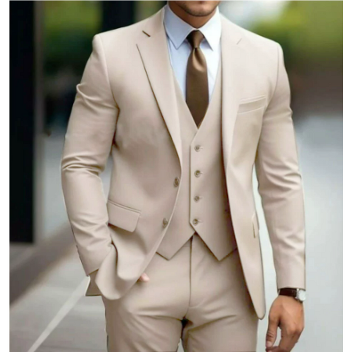 Vaughn | Men's Tailored Slim-Fit Three-Piece Suit