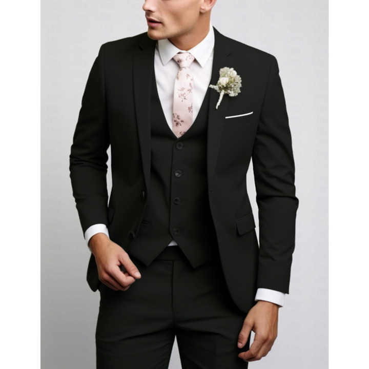 Alexander | Men's Tailored Three-Piece Slim-Fit Suit