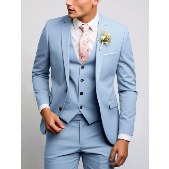 Alexander | Men's Tailored Three-Piece Slim-Fit Suit