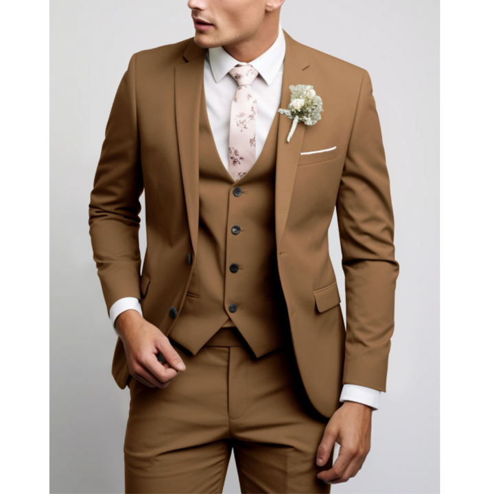 Alexander | Men's Tailored Three-Piece Slim-Fit Suit