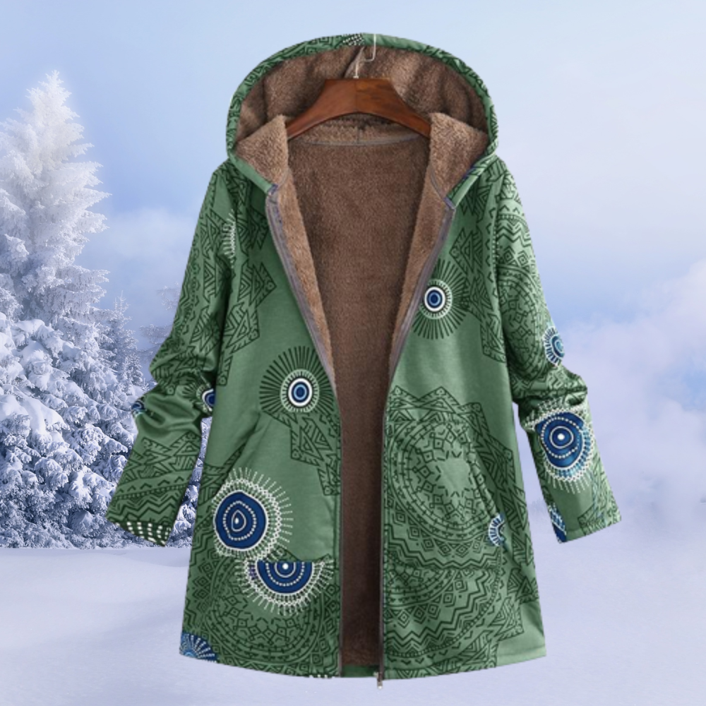 Flora | Women's Vintage Hooded Winter Coat