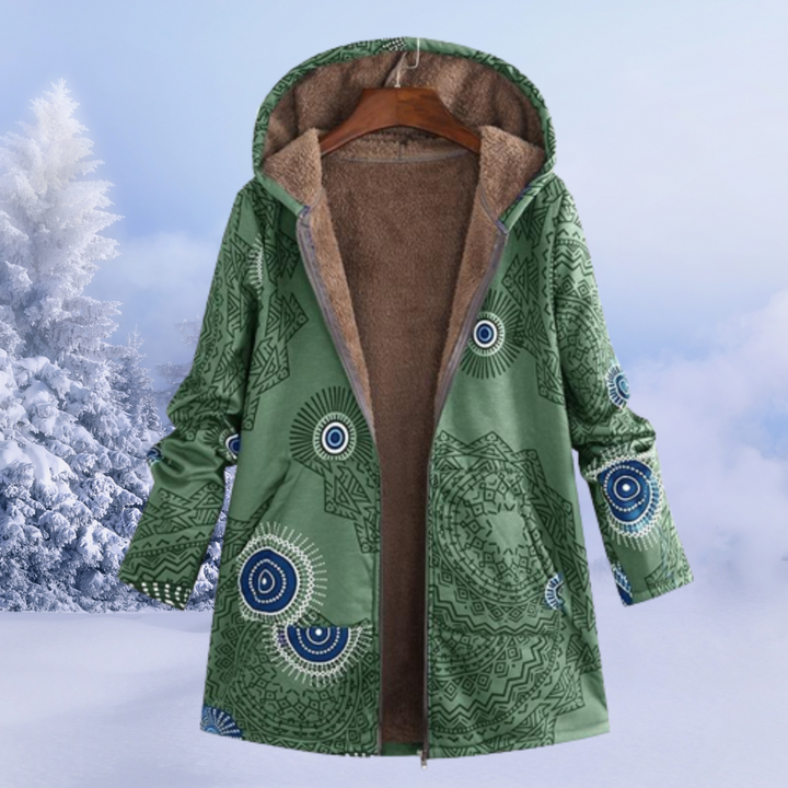 Flora | Women's Vintage Hooded Winter Coat