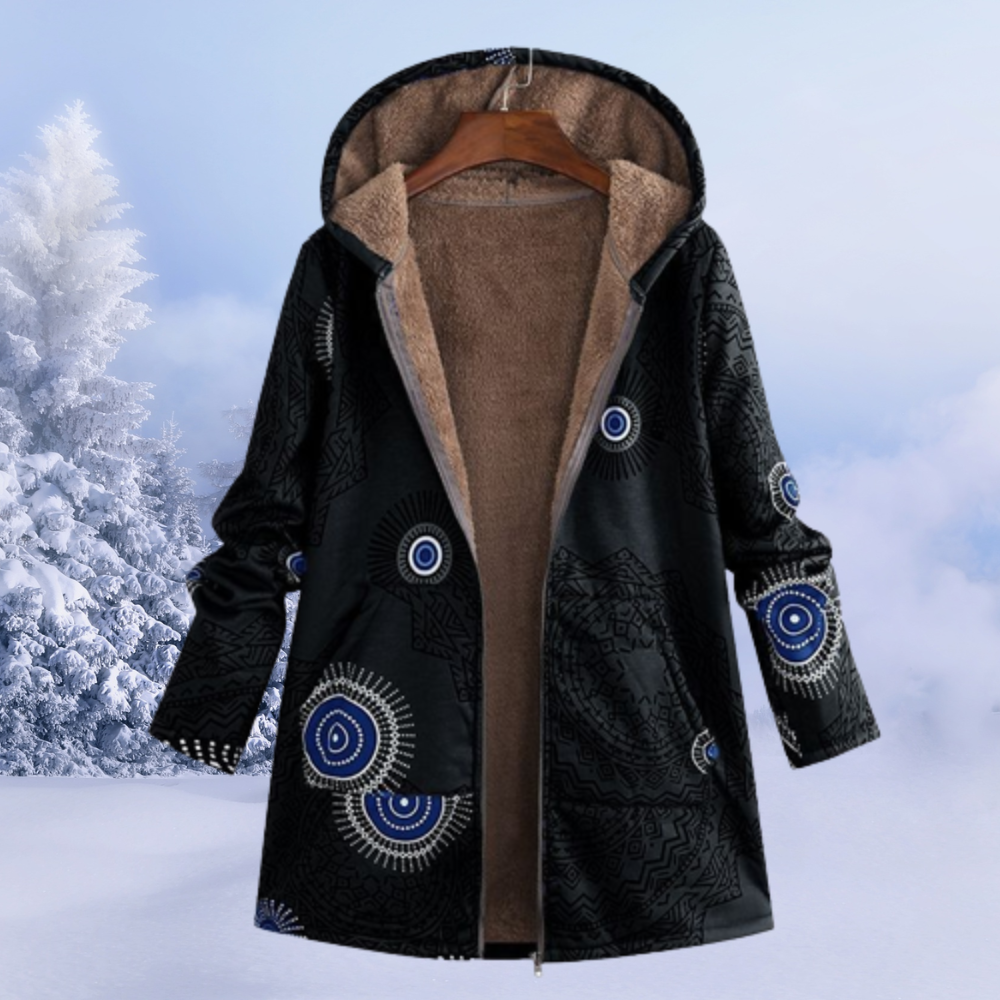 Flora | Women's Vintage Hooded Winter Coat