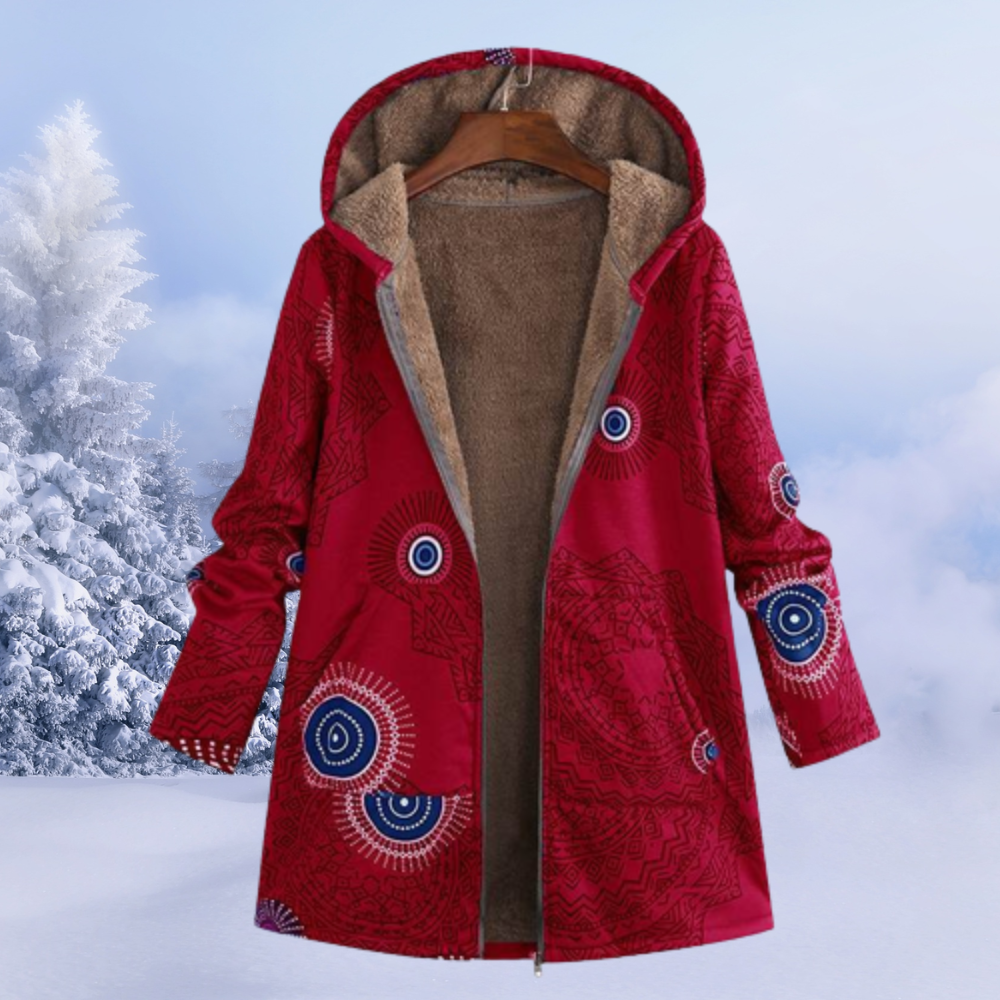 Flora | Women's Vintage Hooded Winter Coat