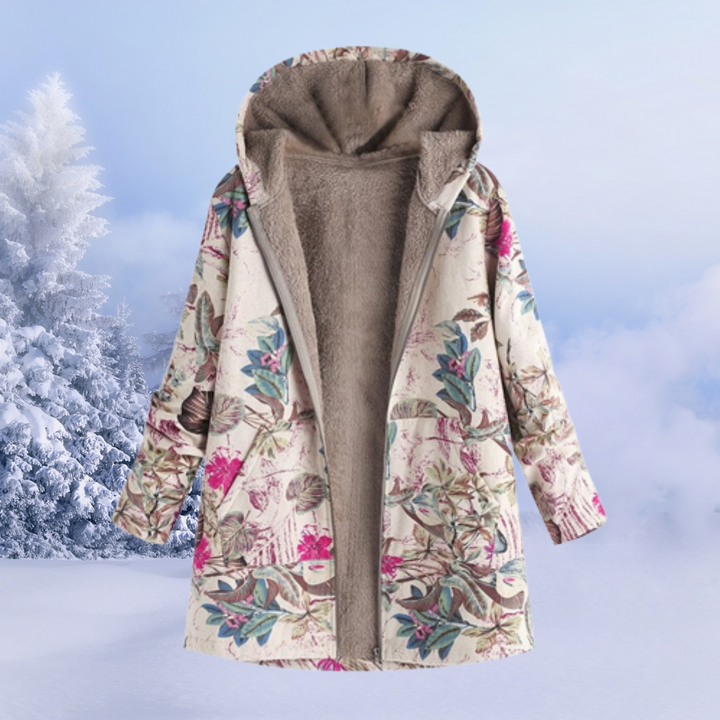 Flora | Women's Vintage Hooded Winter Coat