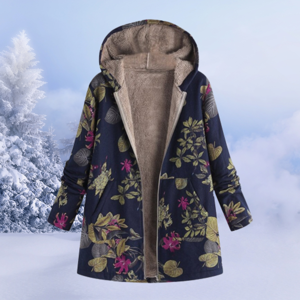 Flora | Women's Vintage Hooded Winter Coat