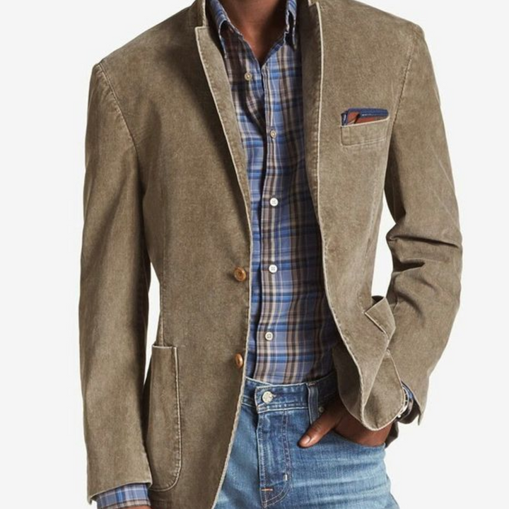 Casper | Men's Casual Slim-Fit Corduroy Blazer