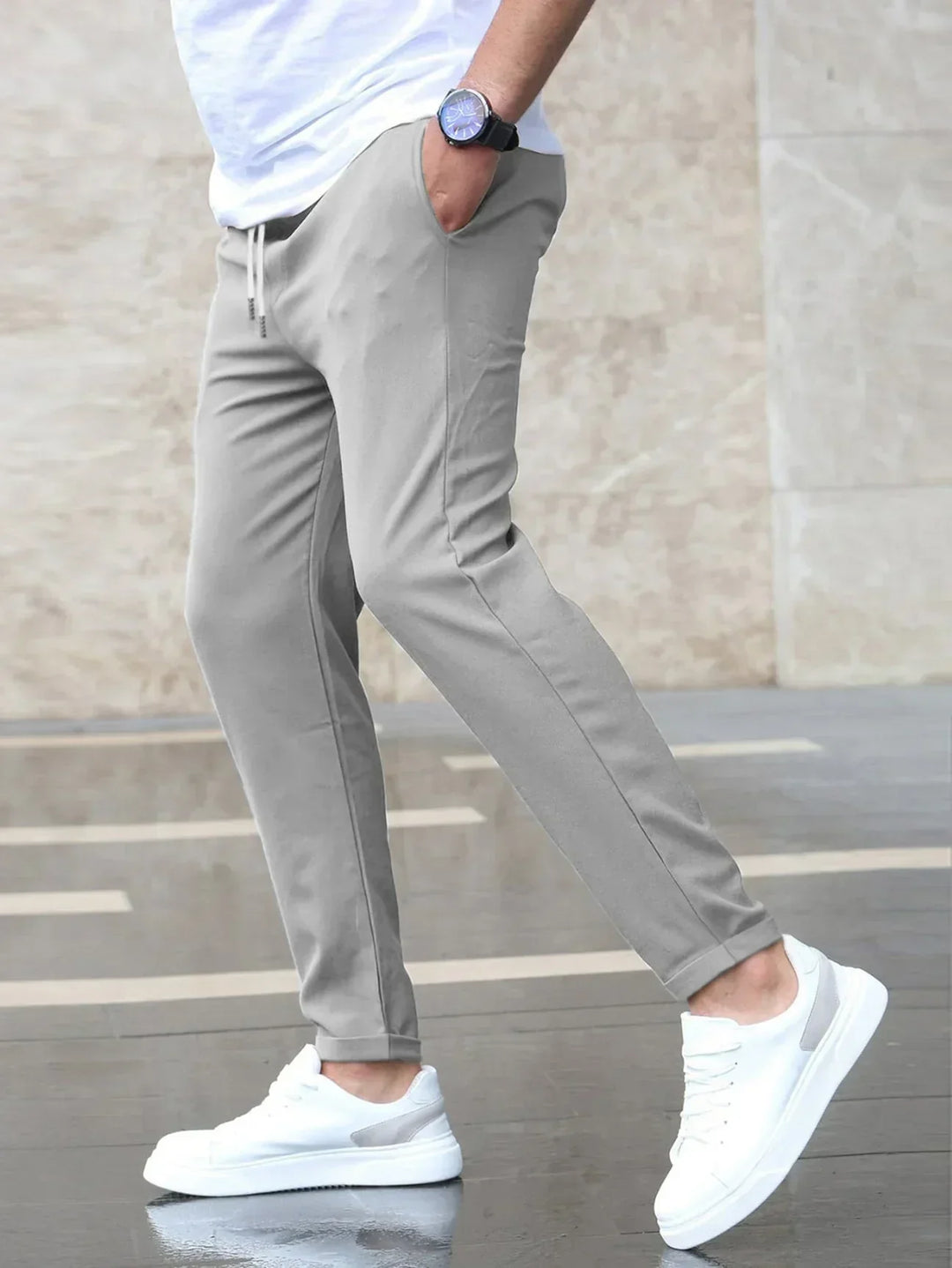 Arlo | Men's Casual Slim-Fit Trousers