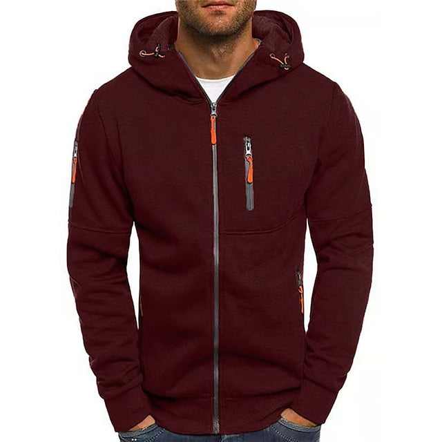 Cole | Men's Lightweight Zip-Up Hoodie