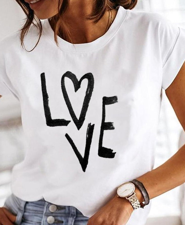 Sophie | Women's Classic Crew Neck Summer T Shirt