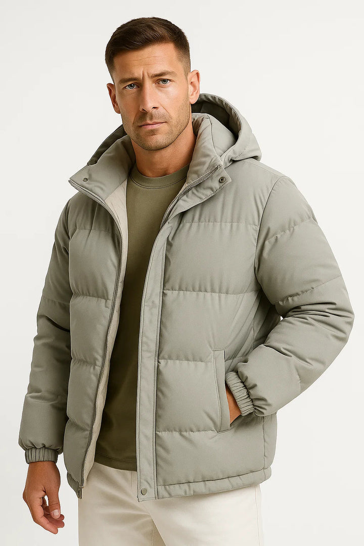 Drew | Men's Warm Hooded Puffer Jacket