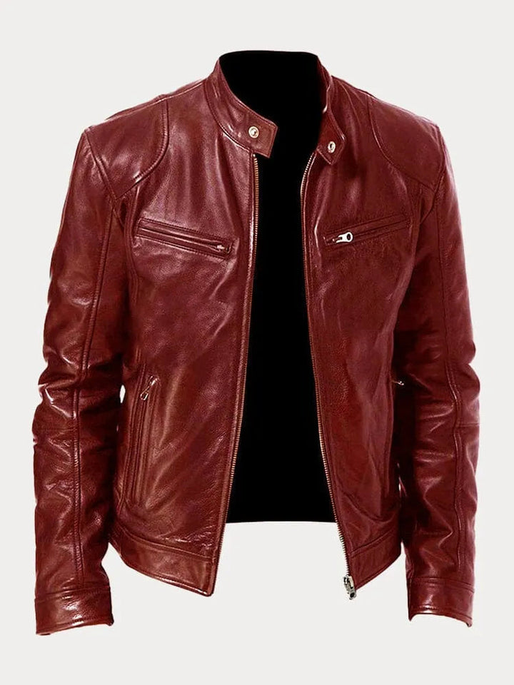 Jett | Men’s Classic Stand Collar Biker Jacket