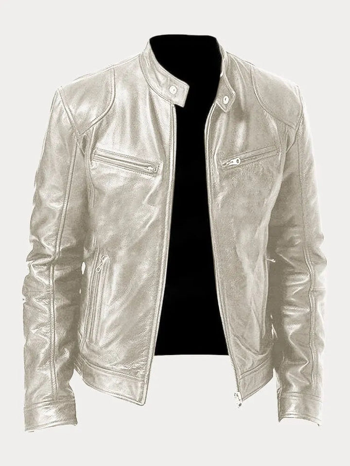 Jett | Men’s Classic Stand Collar Biker Jacket