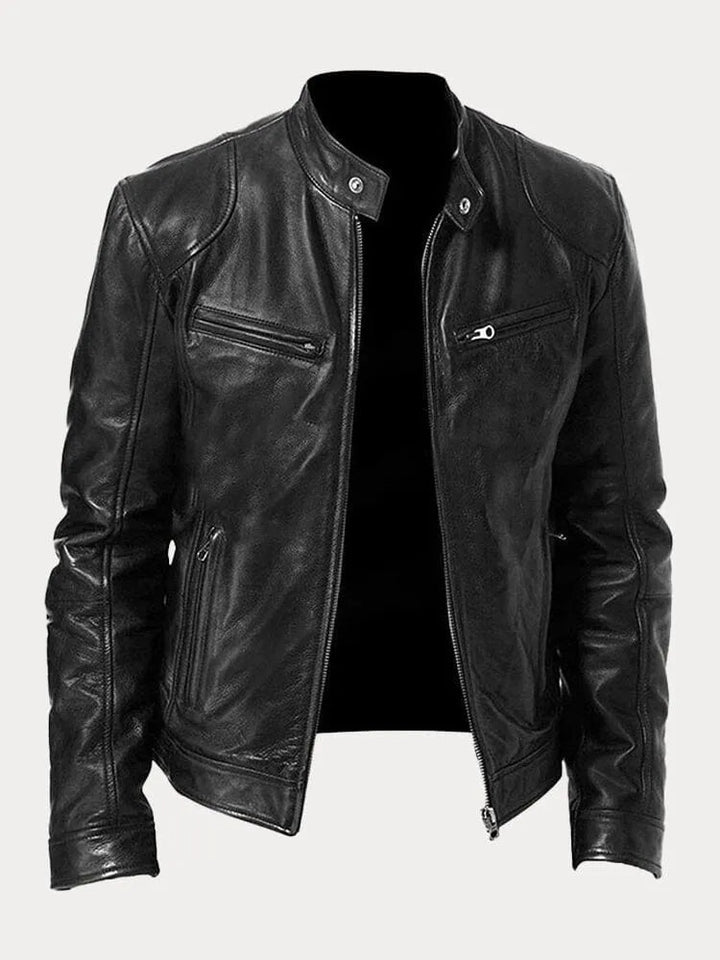 Jett | Men’s Classic Stand Collar Biker Jacket