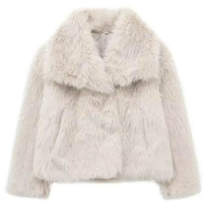 Hannah | Women's Chic Cropped Faux Fur Jacket