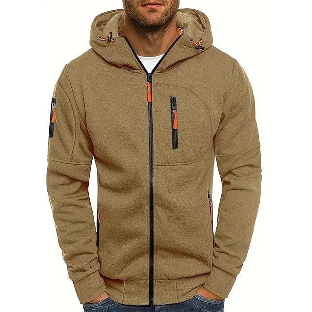 Cole | Men's Lightweight Zip-Up Hoodie