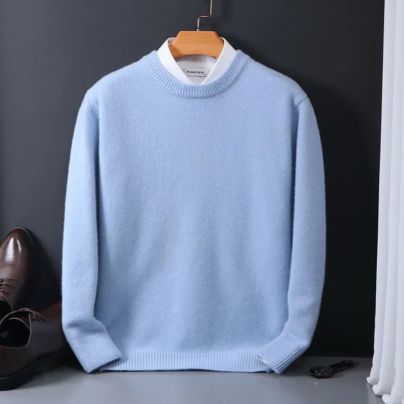 Wesley | Men's Premium Cashmere Crewneck Sweater